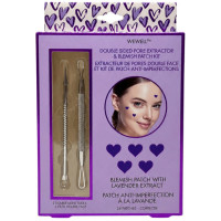 Blemish Extractor Tool Kit with 24 Blemish Patches in Lavender