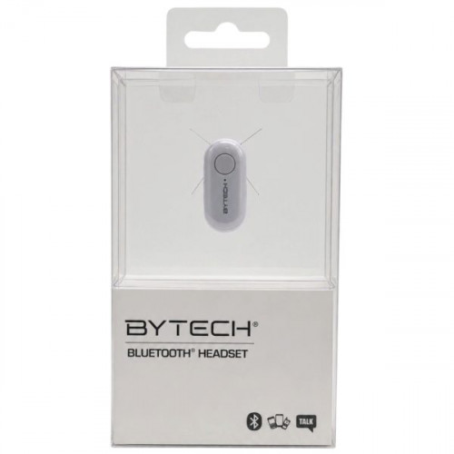 Bytech Bluetooth Headset in White Bytech Bluetooth Headset in White