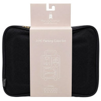 Roaming Essentials 3-Piece Packing Cube Set in Black