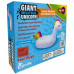 Giant 10 Foot Inflatable Unicorn Pool Float White and Rainbow Color Giant 10 Foot Inflatable Unicorn Pool Float White and Rainbow Color