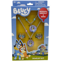 Bluey Charm 3 Piece Jewelry Set