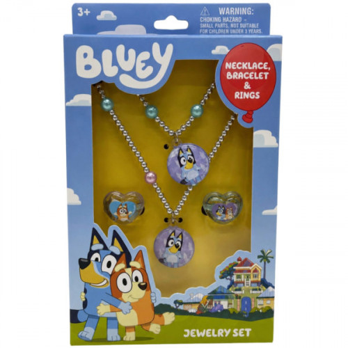 Bluey Charm 3 Piece Jewelry Set Bluey Charm 3 Piece Jewelry Set