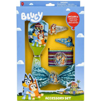 Bluey Accessory Set with Hair Brush and Blue Bow