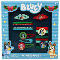 Bluey 16 Piece Christmas Themed Accessory Set