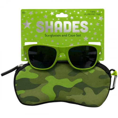 Luv Her Green Sunglasses with Carrying Case Luv Her Green Sunglasses with Carrying Case