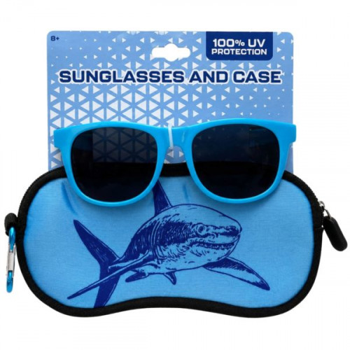 Luv Her Blue Sunglasses with Carrying Case Luv Her Blue Sunglasses with Carrying Case