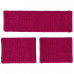 3 Piece Headband and Wristbands Set in Burgundy 3 Piece Headband and Wristbands Set in Burgundy