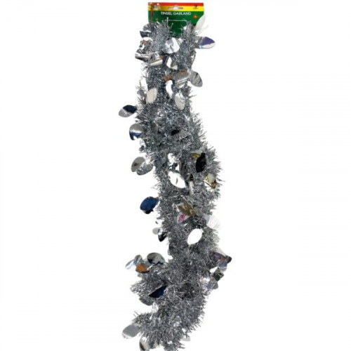 Tinsel Garland in Silver Tinsel Garland in Silver