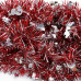 Tinsel Garland in Silver and Red Sheer Tinsel Garland in Silver and Red Sheer