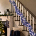 Tinsel Garland in Blue and Silver Sheer Tinsel Garland in Blue and Silver Sheer