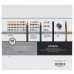 Eparon 88 Piece Professional Mixed Media Art Set in Metal Tin with Pencil Sharpener