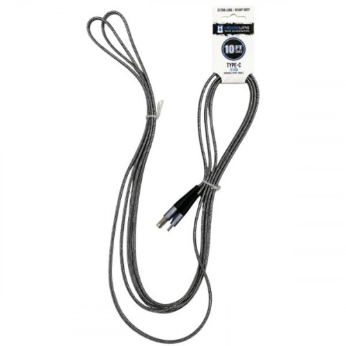 Hook Ups Tech Accessories 10' Heavy Duty USB Type C Cable Hook Ups Tech Accessories 10' Heavy Duty USB Type C Cable