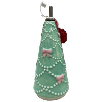 10 Strawberry Street Pink Bow Tree Ceramic Olive Oil Bottle