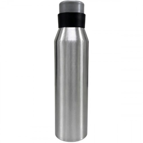 24 Oz Aluminum Drinkware Bottle with Twist Lid in Silver 24 Oz Aluminum Drinkware Bottle with Twist Lid in Silver