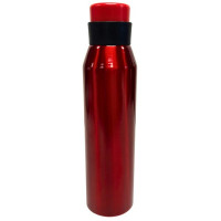 24 Oz Aluminum Drinkware Bottle with Twist Lid in Red