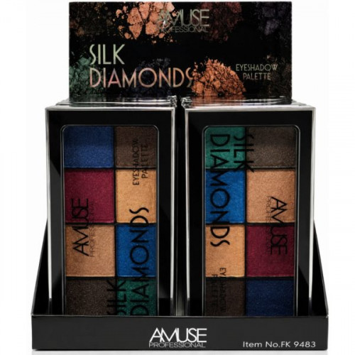 Amuse Silk Diamonds Eyeshadow Palette in Countertop Display Amuse Silk Diamonds Eyeshadow Palette in Countertop Display