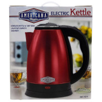 Americana Classics 1.8L Rapid Boil Electric Tea Kettle in Red