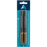 Art Alternatives 2 Pack Permanent Markers in Gold