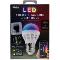 Vibe LED Color Changing RGB Light Bulb with Remote and App Control