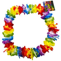 Extra Large Tropical Flower Lei Necklace