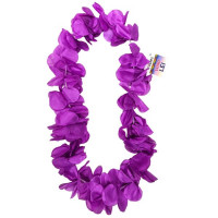 Fluorescent Purple Hawaiian Lei
