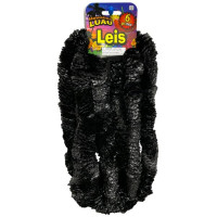 6 Piece Black Hawaiian Lei Necklaces
