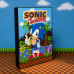 Sonic The Hedgehog Poster Light up Wall Art with USB Cable Included Sonic The Hedgehog Poster Light up Wall Art with USB Cable Included