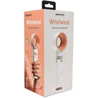 Merkury Whirlwind Handheld Bladeless Fan in White