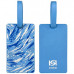 Bebe 2 Pack Blue Zebra Print Luggage Tags Bebe 2 Pack Blue Zebra Print Luggage Tags
