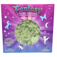 Fantasy Glow Stars 200 Count Glow In The Dark Magic Shapes
