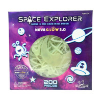Space Explorer 200 Count Glow In The Dark Outerspace Shapes