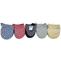 Revival Brands Neoprene Mini Oven Mitt Set in Assorted Geometric Designs and Colors