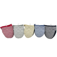 Revival Brands Neoprene Mini Oven Mitt Set in Assorted Crosshatch Designs and Colors