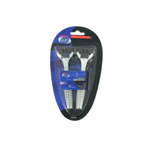 Men's Quadruple Blade Disposable Razors Men's Quadruple Blade Disposable Razors