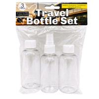 Travel Twist Top & Spray Bottle Set