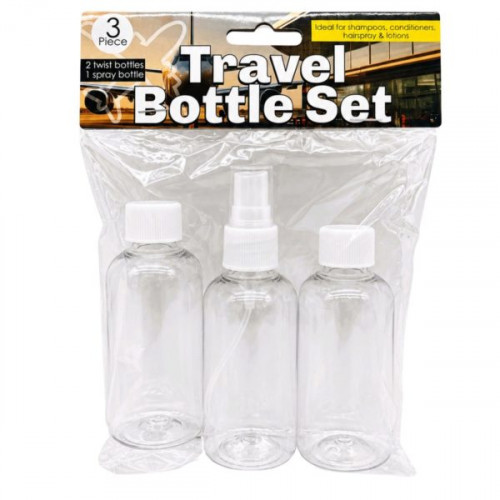Travel Twist Top & Spray Bottle Set Travel Twist Top & Spray Bottle Set