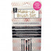 5 Pack Cosmetic Brush Set with Metal Storage Carrying Tube 5 Pack Cosmetic Brush Set with Metal Storage Carrying Tube