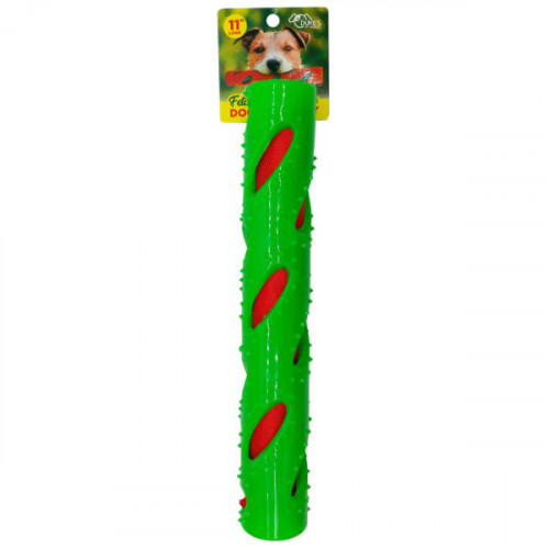 11.75” Fetch Crinkle Rubber Dog Stick Toy 11.75” Fetch Crinkle Rubber Dog Stick Toy