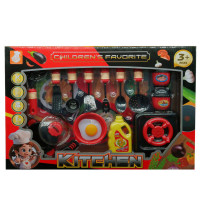 Kids Kitchen Pretend Cookware Playset