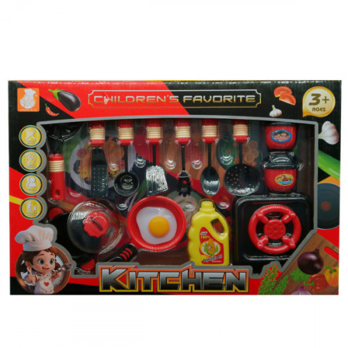 Kids Kitchen Pretend Cookware Playset Kids Kitchen Pretend Cookware Playset