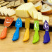 5 Piece Colorful Non Stick Smiley Faces Cheese Knives Set