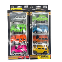 4 Pack MultiColor Car Models Toys