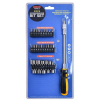31 Piece Ratcheting Screwdriver Bits & Socket Set