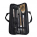7 Piece Stainless Steel Grilling Tools Set and Carrying Bag 7 Piece Stainless Steel Grilling Tools Set and Carrying Bag