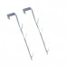 2 Pack Iron 4 Hook Vertical Over the Door Space Saving Hooks in Assorted Colors 2 Pack Iron 4 Hook Vertical Over the Door Space Saving Hooks in Assorted Colors