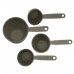 8 Piece Bamboo Fiber Measuring Cups and Spoons Set 8 Piece Bamboo Fiber Measuring Cups and Spoons Set