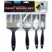 4 Pack Wall and Plastering Paint Brushes in Assorted Sizes 4 Pack Wall and Plastering Paint Brushes in Assorted Sizes