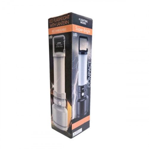 4-Mode Rechargeable Double Light Lantern Flashlight 4-Mode Rechargeable Double Light Lantern Flashlight
