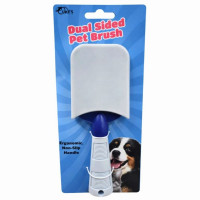 Double Sided Pet Grooming Brush with Protective Cover