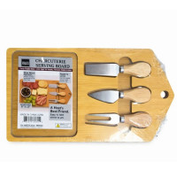 Cheese Server Board with Accessories Set